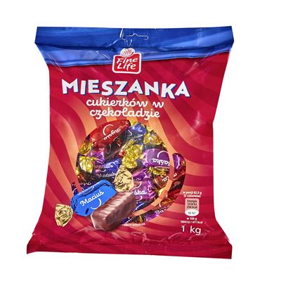Fine Life Mieszanka cukierków w czekoladzie 1 kg