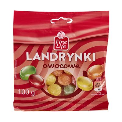 Fine Life Landrynki owocowe 100g