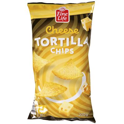 Fine Life Serowe Chipsy Tortilla 200g