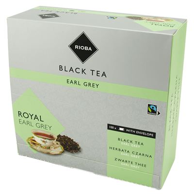RIOBA Royal Earl Grey Herbata czarna 100 kopert 150g