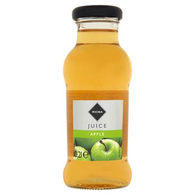 RIOBA Sok jabłkowy 24x200ml butelka szklana