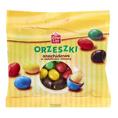 Fine Life Orzeszki arachidowe w czekoladzie 100 g
