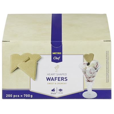 METRO Chef Wafle serca 700 g (200 sztuk)