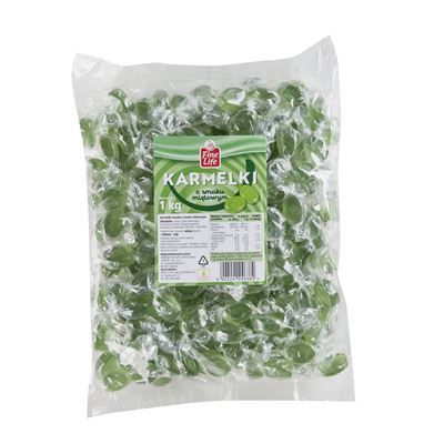 Fine Life Karmelki o smaku miętowym 1kg