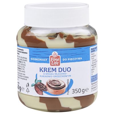 Fine Life Krem duo o smaku kakaowo-mleczno-orzechowym 350 g