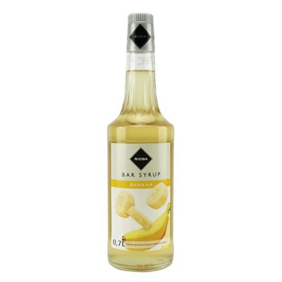 RIOBA Syrop Żółty Banan 700ml butelka szklana