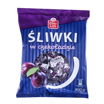 Fine Life Śliwki w czekoladzie 800 g