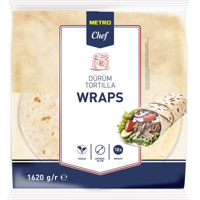 METRO Chef Tortilla Durum 30 cm 18 x 90 g