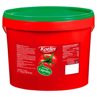 KOTLIN Ketchup łagodny 3kg