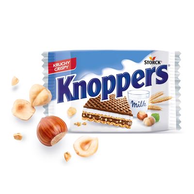 KNOPPERS Wafelek mleczno-orzechowy 25g