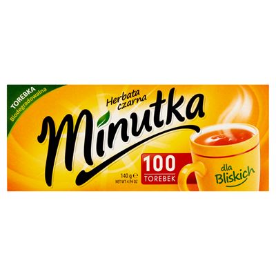 minutka Herbata czarna 100 torebek 140g