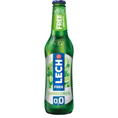 LECH Free Limonka Piwo bezalkoholowe 6x330ml butelka
