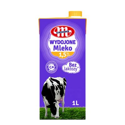 MLEKOVITA WYDOJONE Mleko bez laktozy 1,5% 12 x 1 l