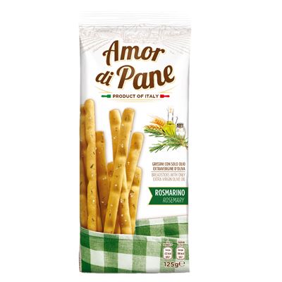 GRISSINI Paluszki włoskie Rozmaryn 125 g