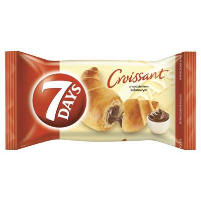 7DAYS Rogalik z nadzieniem kakaowym 60 g