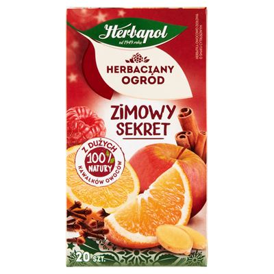 HERBACIANY OGRÓD Herbata owocowa Zimowy sekret 20 torebek 60 g