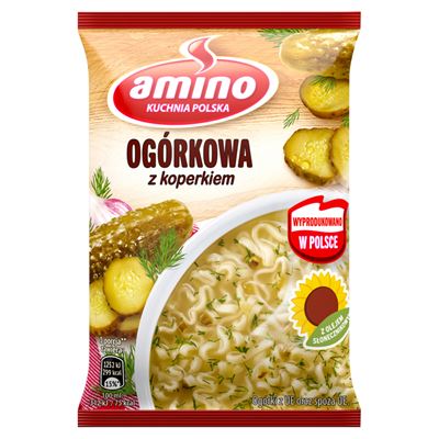 amino Zupa błyskawiczna ogórkowa z koperkiem 61 g