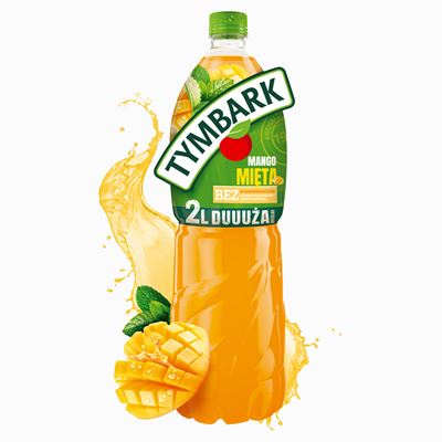 TYMBARK Napój mango mięta 6 x 2 l