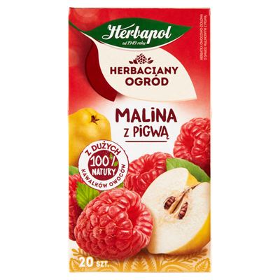 HERBACIANY OGRÓD Herbata owocowa Malina z pigwą 20 torebek 54 g