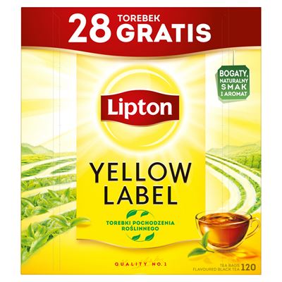 Lipton Yellow Label Herbata czarna 120 torebek 240 g