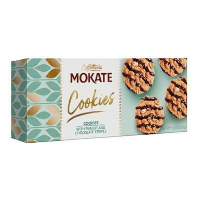 MOKATE Ciasteczka z orzechami i czekoladą 150 g