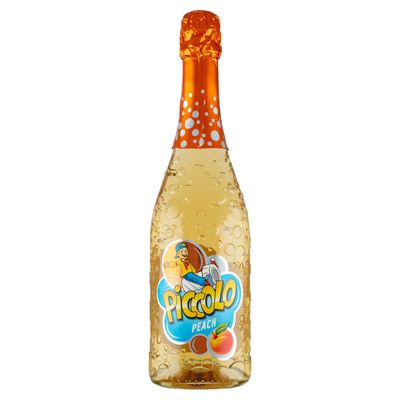 PICCOLO Napój bezalkoholowy gazowany o smaku brzoskwiniowym 750ml butelka szklana