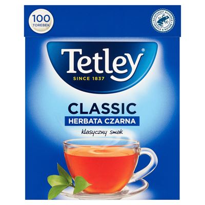 Tetley Classic Herbata Czarna 100 torebek 150g
