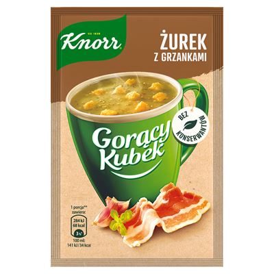 Knorr Gorący Kubek Żurek z grzankami 17g