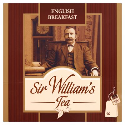 SIR WILLIAMS TEA English Breakfast 50 kopert 100g