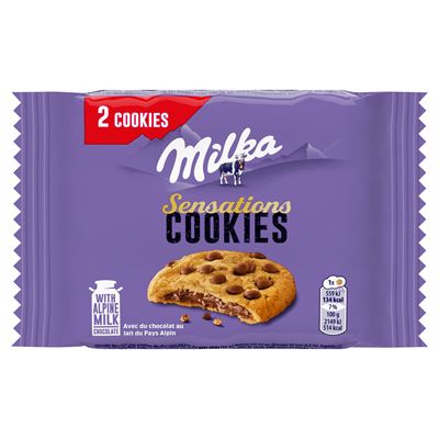 Milka Sensations Cookies Ciasteczka z czekoladą 52 g