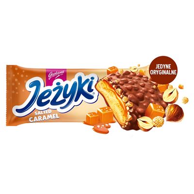Jeżyki Salted Caramel w czekoladzie mlecznej 140 g
