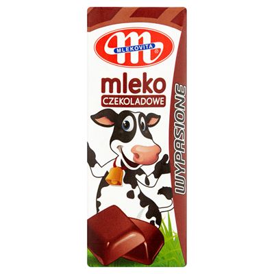 MLEKOVITA Wypasione Mleko UHT czekoladowe 30 x 200 ml