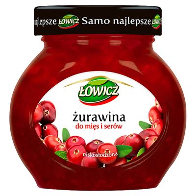 ŁOWICZ Żurawina do mięs i serów 230g