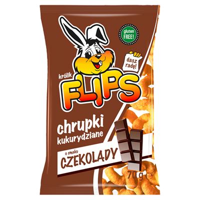 FLIPS Czekoladowe Chrupki kukurydziane 70g