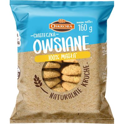 OSKROBA Ciasteczka owsiane 160 g