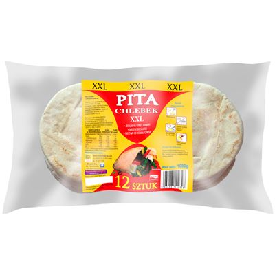 QUALITY GOODS Pita Chlebek XXL 12 sztuk 1,08 kg