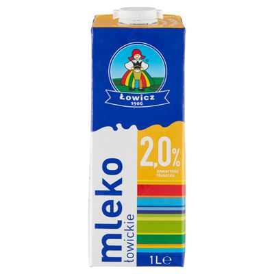 Łowicz Mleko UHT premium 2% 12 x 1 l