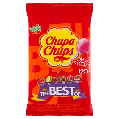 Chupa Chups The Best Of Lizaki wielosmakowe (120 sztuk) 1,44kg