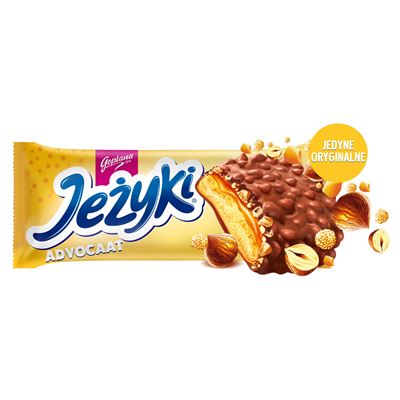 JEŻYKI Advocat w czekoladzie mlecznej 140g