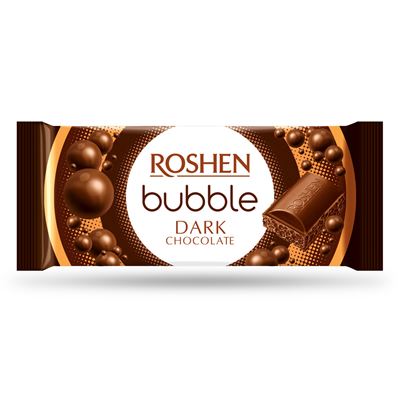 ROSHEN Czekolada z bąbelkami gorzka 80 g