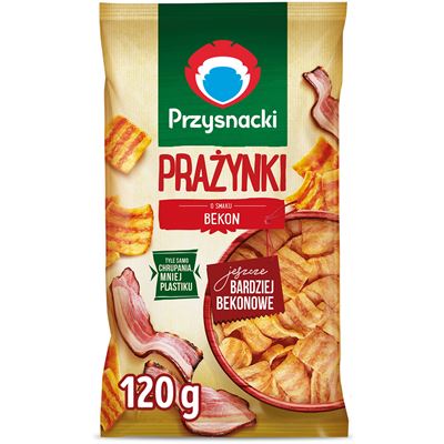 PRZYSNACKI Prażynki bekonowe 120g