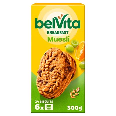 belVita Śniadanie Musli z owocami (6x4 sztuki) 300g