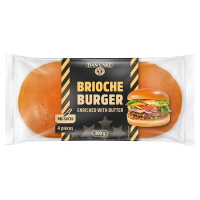 DAN CAKE Bułki maślane brioche burger 300 g