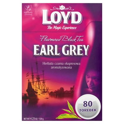 LOYD Earl Grey Herbata czarna 80 torebek 120g