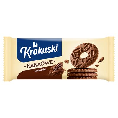 Krakuski Kakaowe Herbatniki 163g