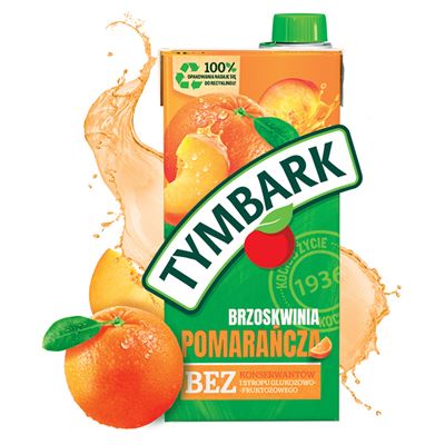 TYMBARK Napój pomarańcza brzoskwinia 6 x 1 l