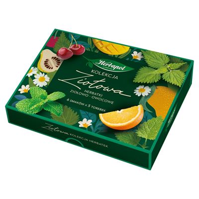 Herbapol Kolekcja Ziołowa Herbatki ziołowo-owocowe 6 smaków x 5 torebek 47 g