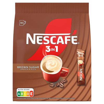 NESCAFE Kawa 3w1 Brown Sugar 165 g (10 x 16,5 g)