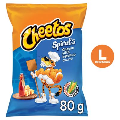 Cheetos Ser i Ketchup Chrupki 80g
