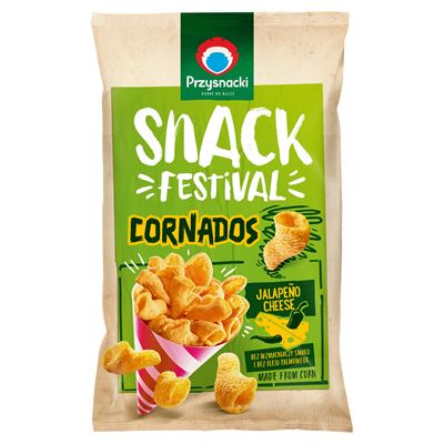 PRZYSNACKI Snack Festival Chrupki Cornados jalapeno cheese 110 g